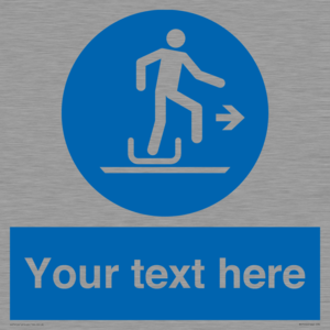 Custom Alighting from a toboggan to the right